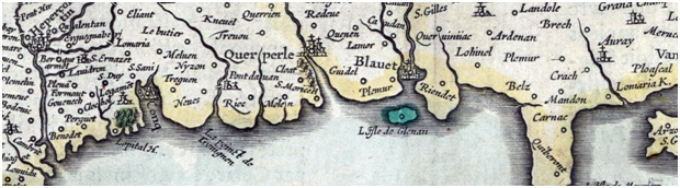 Carte duch de Bretagne   Hardy   1640